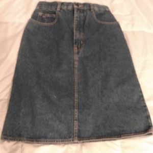 Vintage Coca-Cola Stonewashed Denim Skirt Says Sz 8, but fits like Sz3??
